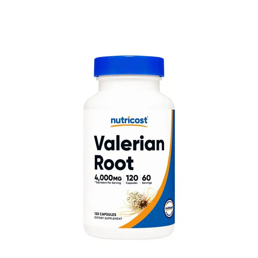 Nutricost - Valerianrod 4000 mg, 120 kapsler