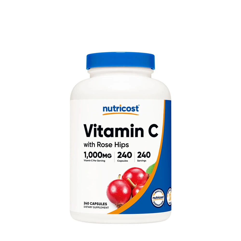 Nutricost - Vitamin C med Hyben Kapsler 240 stk