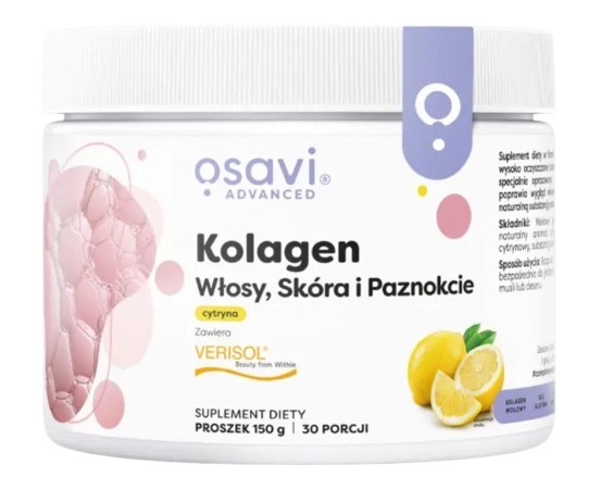 Osavi - Kollagen til hår, hud & negle, citron 150 g