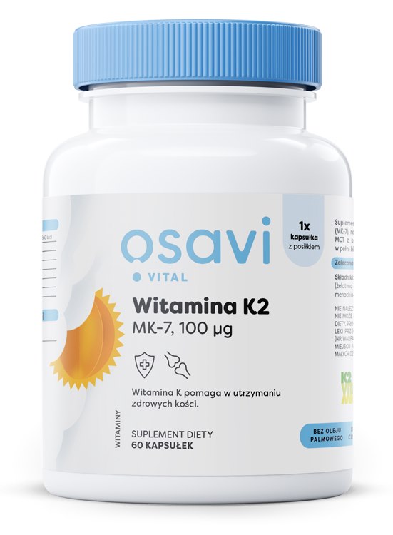 Osavi - Vitamin K2-MK-7 100 mcg, 60 kapsler