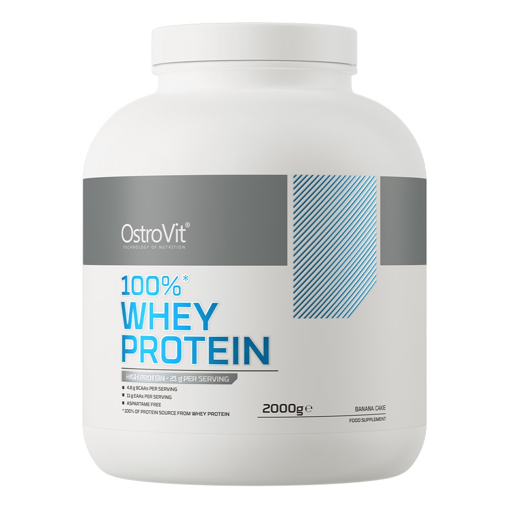 Ostrovit - 100% Whey Protein Banankage 2000 g