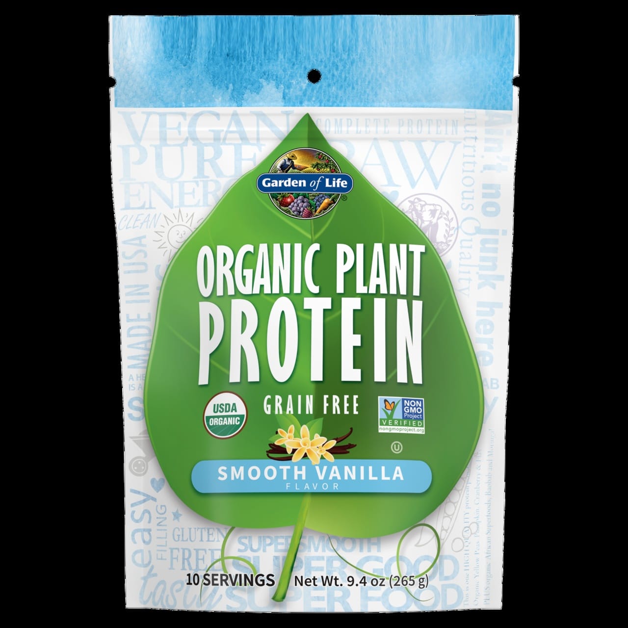 Økologisk planteprotein, blød vanilje - 265g