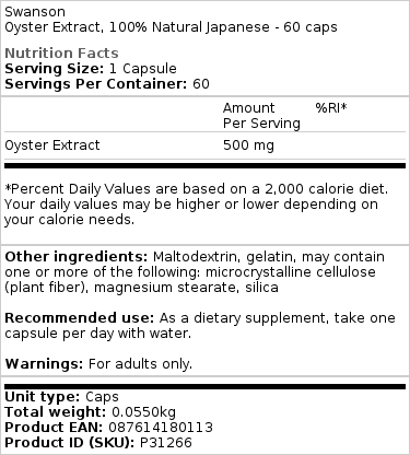 100% naturligt japansk - 60 kapsler