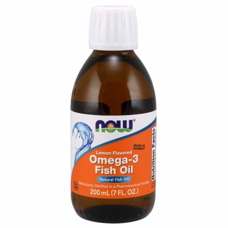 Omega-3 fiskeolie, flydende, citronsmag - 200 ml