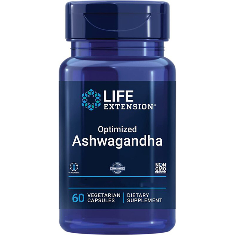 Life Extension - Optimeret Ashwagandha Ekstrakt 60 vcaps - Billede 4