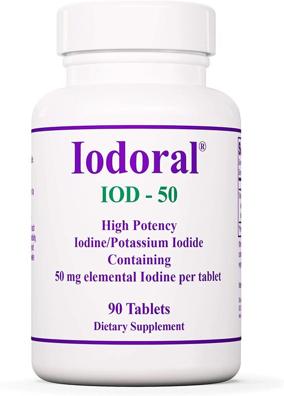 Optimox - Iodoral (iod og kaliumiodid) 50 mg, 90 tabletter