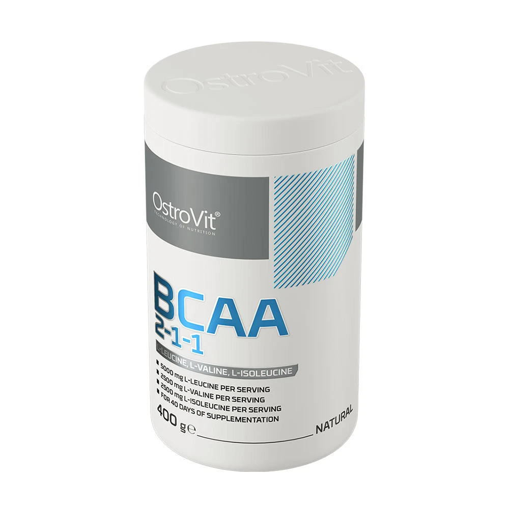 Ostrovit - BCAA 2-1-1 400 g, Naturlig - Billede 3