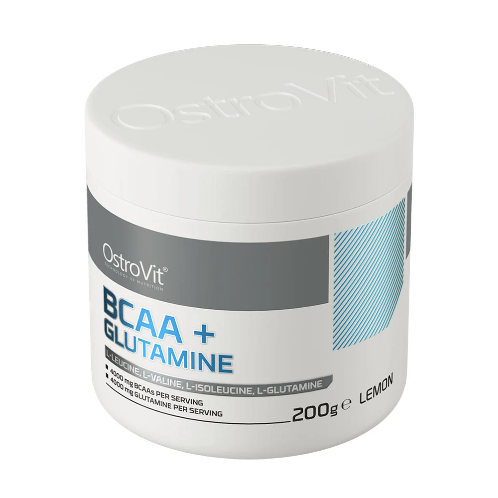 Ostrovit - BCAA + Glutamin 200 g, Citron - Billede 3