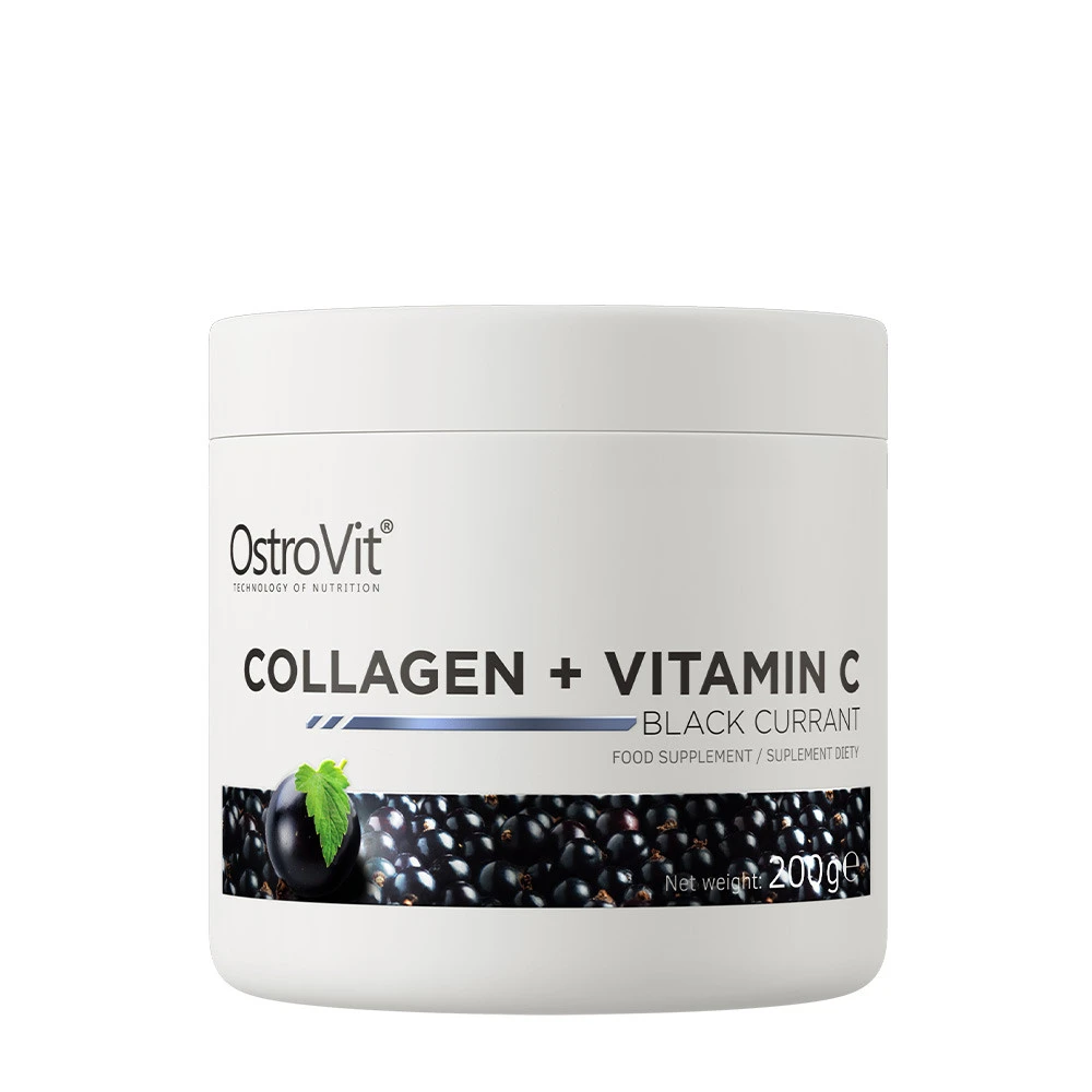 OstroVit - Kollagen + Vitamin C 200 g, Solbær
