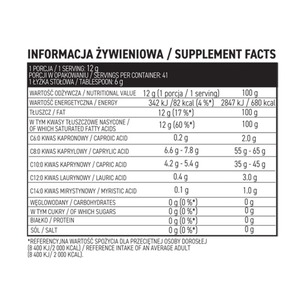 Ostrovit - MCT Oil 500 ml - Billede 3