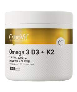 Ostrovit Omega 3 D3+K2 (180 Capsules)