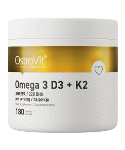 Ostrovit Omega 3 D3+K2 (180 Capsules)