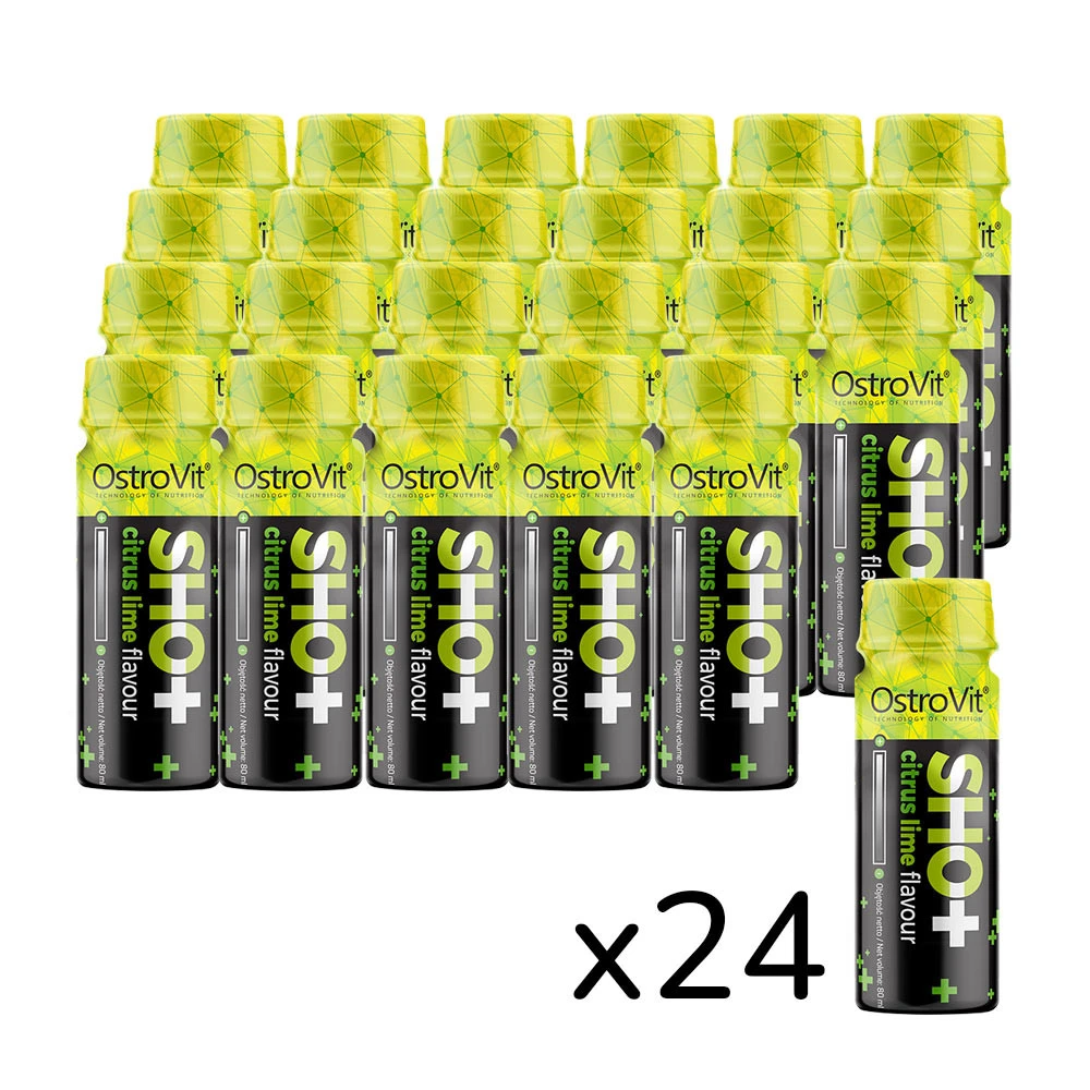 Ostrovit - Pre Workout Shot Lime 24 x 80 ml