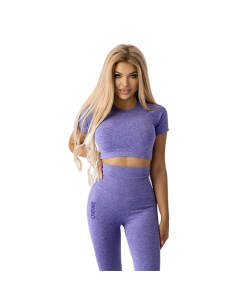 Ostrovit Seamless Short-Sleeve Crop Top (XS