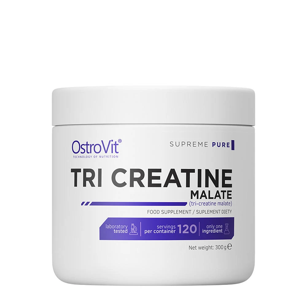 OstroVit - Tri-Creatine Malate 300 g, Naturlig