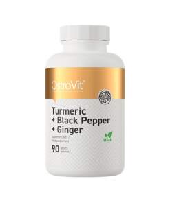 Ostrovit Turmeric + Black Pepper + Ginger (90 Tablets)