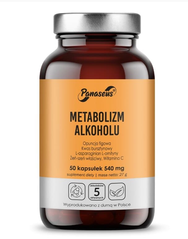 Panaseus - Alkoholmetabolisme 50 kapsler
