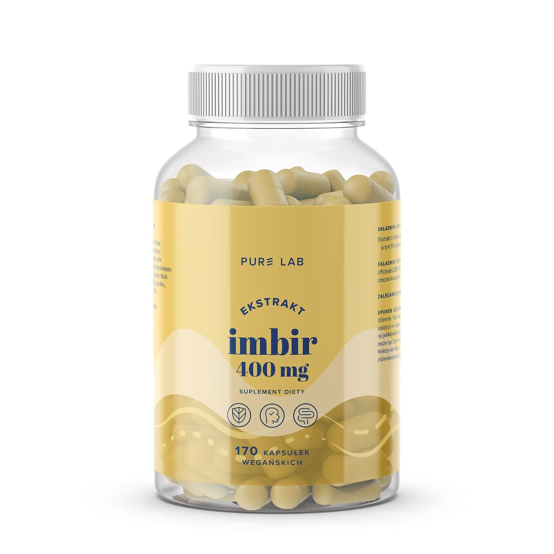 Pure Lab - Ingefærekstrakt 400 mg (170 kapsler)