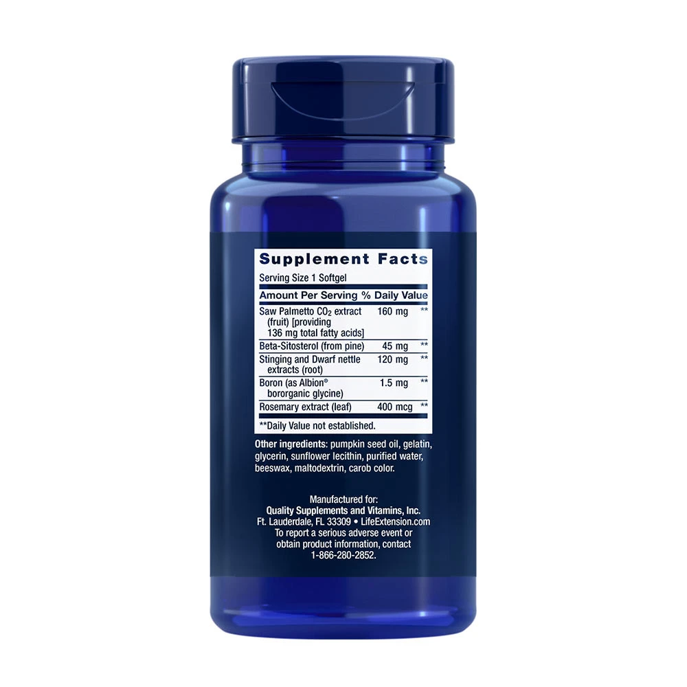 PalmettoGuard Saw Palmetto/Nettle Root med Beta-Sitosterol - 60 softgels - Billede 2