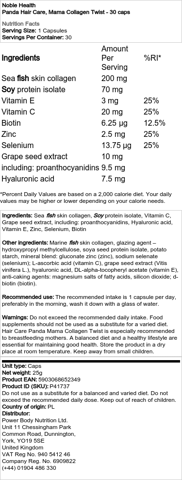 Mama Collagen Twist - 30 kapsler