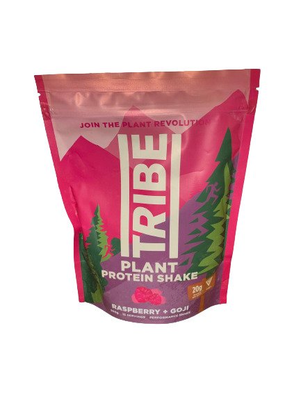 Planteprotein Shake, Hindbær + Goji - 500g