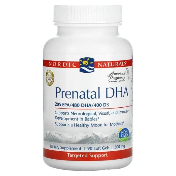 Prænatal DHA, 830mg uden smag (EAN 768990500947) - 90 softgels