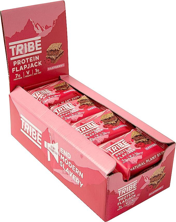 Protein Flapjack, Hindbær - 12 x 50g