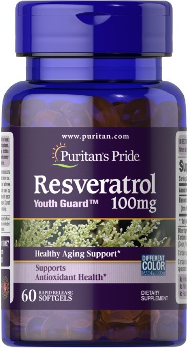 Resveratrol, 100 mg - 60 bløde kapsler