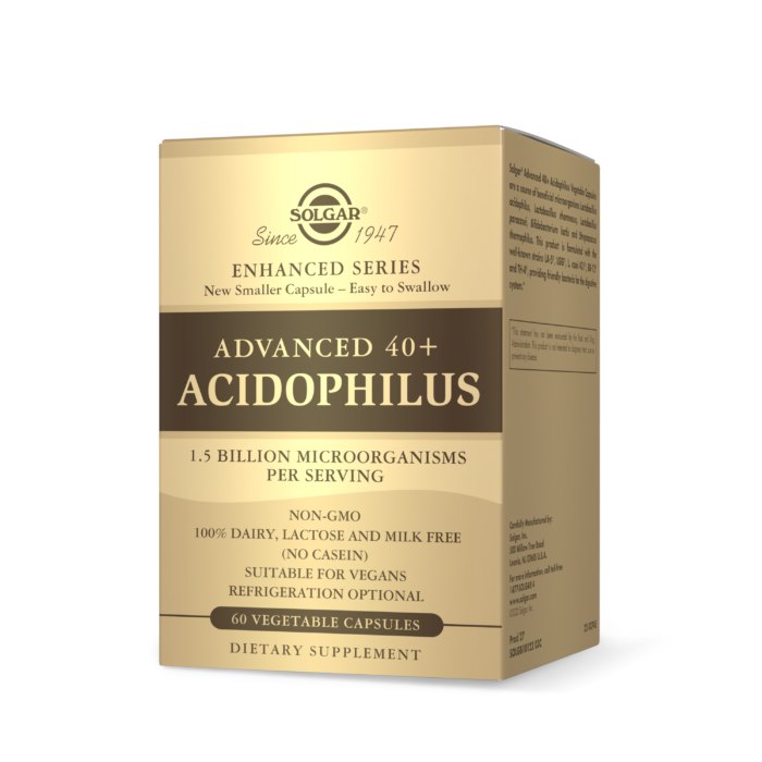Solgar - Advanced 40+ Acidophilus 60 kapsler