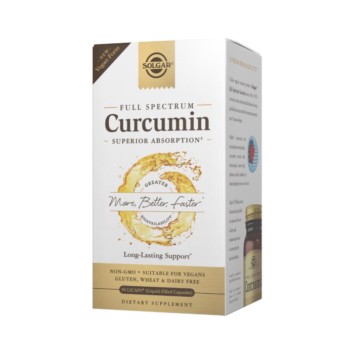 SOLGAR Curcumin Full Spectrum Vegan Form (90 caps)