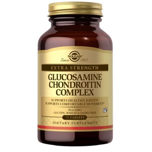 SOLGAR Extra Strength Glucosamine Chondroitin Complex (75 tabs)