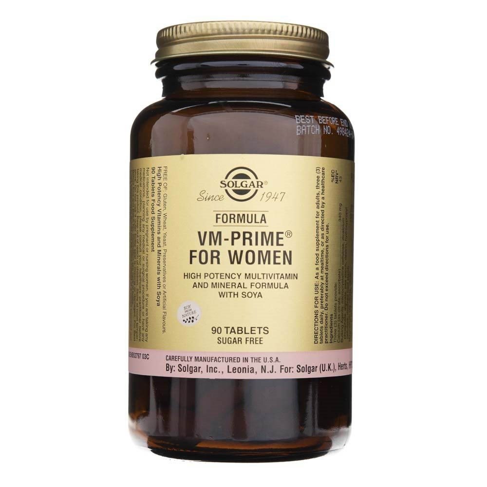 Solgar - Formula VM-Prime til kvinder, 90 tabletter