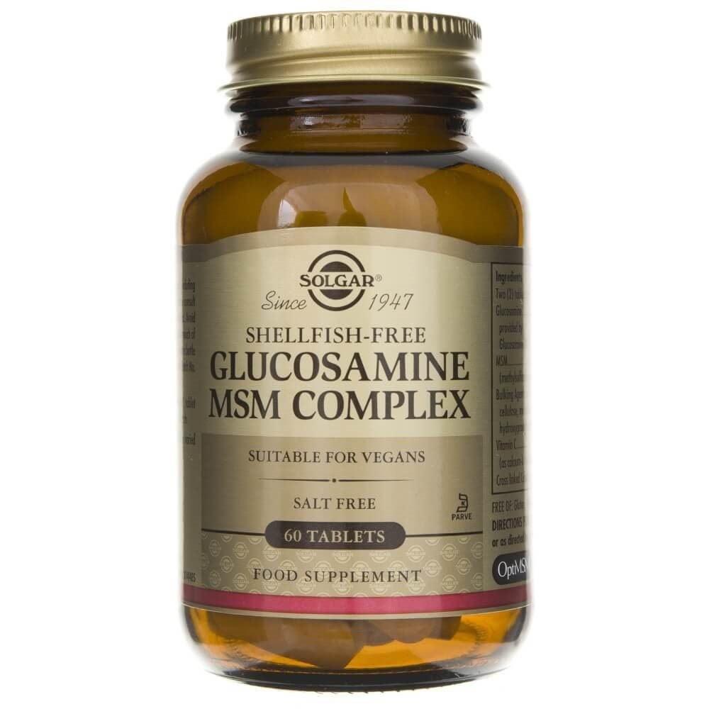 SOLGAR Glucosamine MSM Complex (60 tabs.)