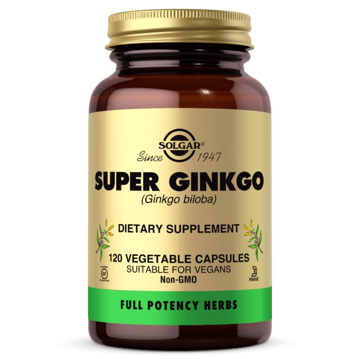 SOLGAR Super Ginkgo (120 vcaps)
