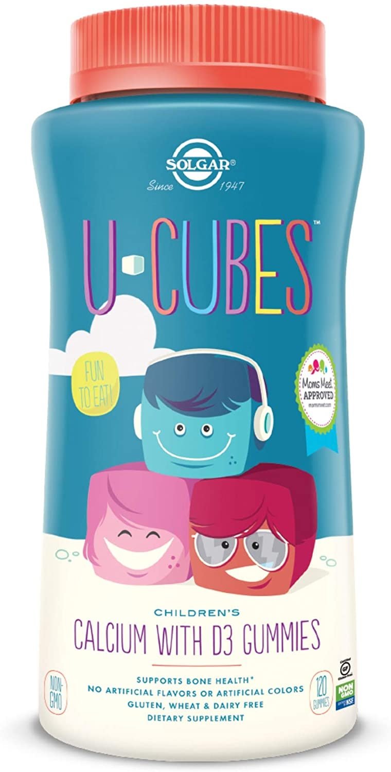 Solgar - U-Cubes Calcium med D3 120 gummies
