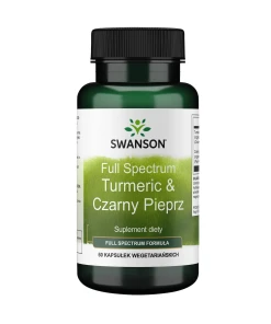 SWANSON FS Turmeric Czarny pieprz 60 kaps