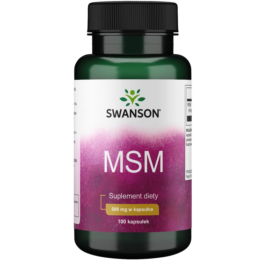 SWANSON MSM 500mg 100 kaps