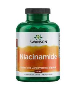 SWANSON Niacinamide 500mg 250 kaps