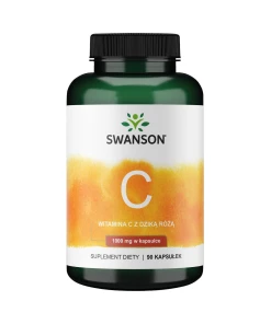 SWANSON Witamina C1000 + dzika ró¿a 90 kaps