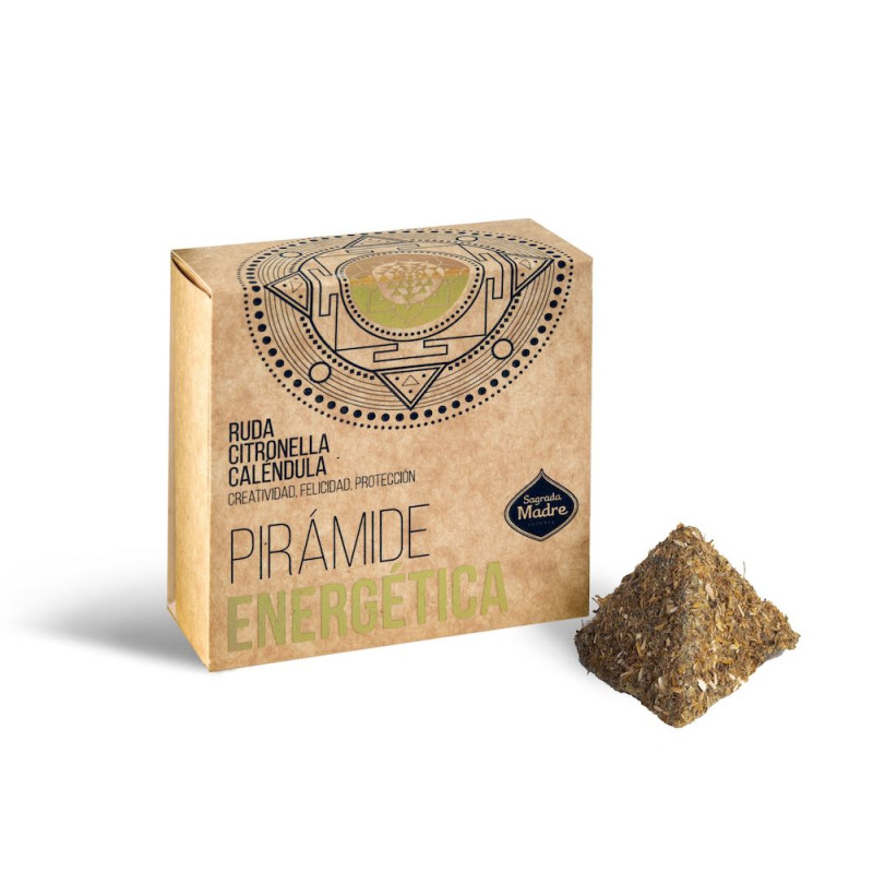 Sagrada Madre - Energetisk Pyramide med Rue, Citronella og Calendula