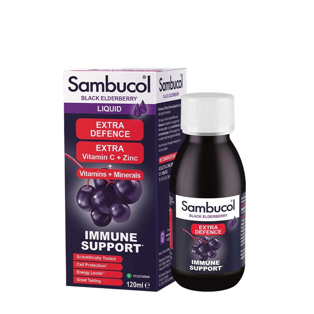 Sambucol - Extra Defence Væske 120 ml