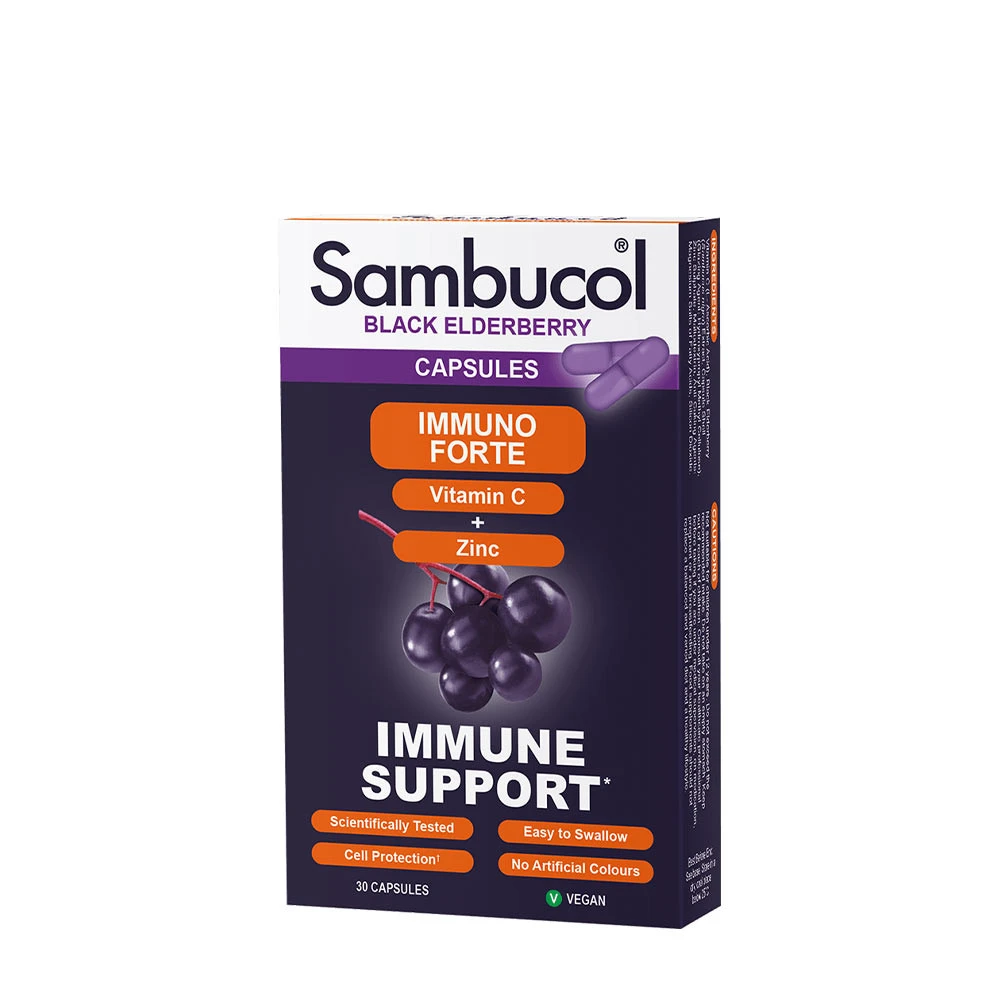 Sambucol - Immuno Forte Kapsler 30 stk