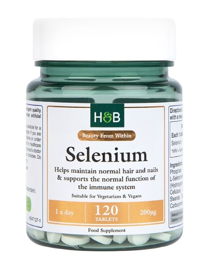 Selen, 200mcg - 120 tabletter