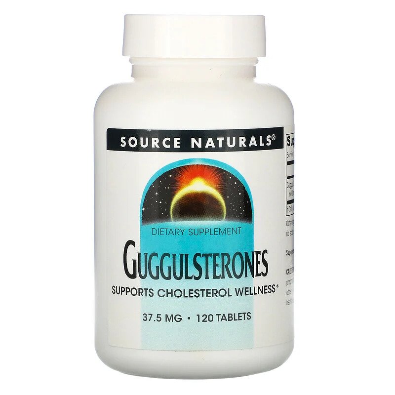 Source Naturals - Guggulsterones 37,5 mg, 120 tabletter