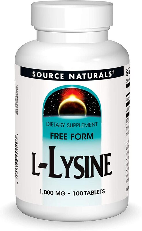Source Naturals - L-Lysine 1000 mg, 100 tabletter