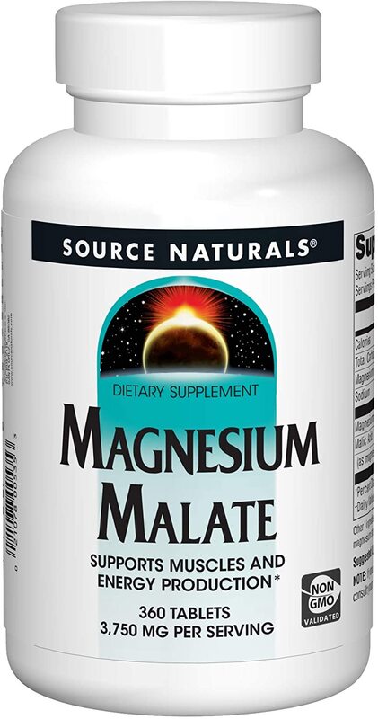 Source Naturals - Magnesium Malate 1250 mg, 360 tabletter - Billede 2