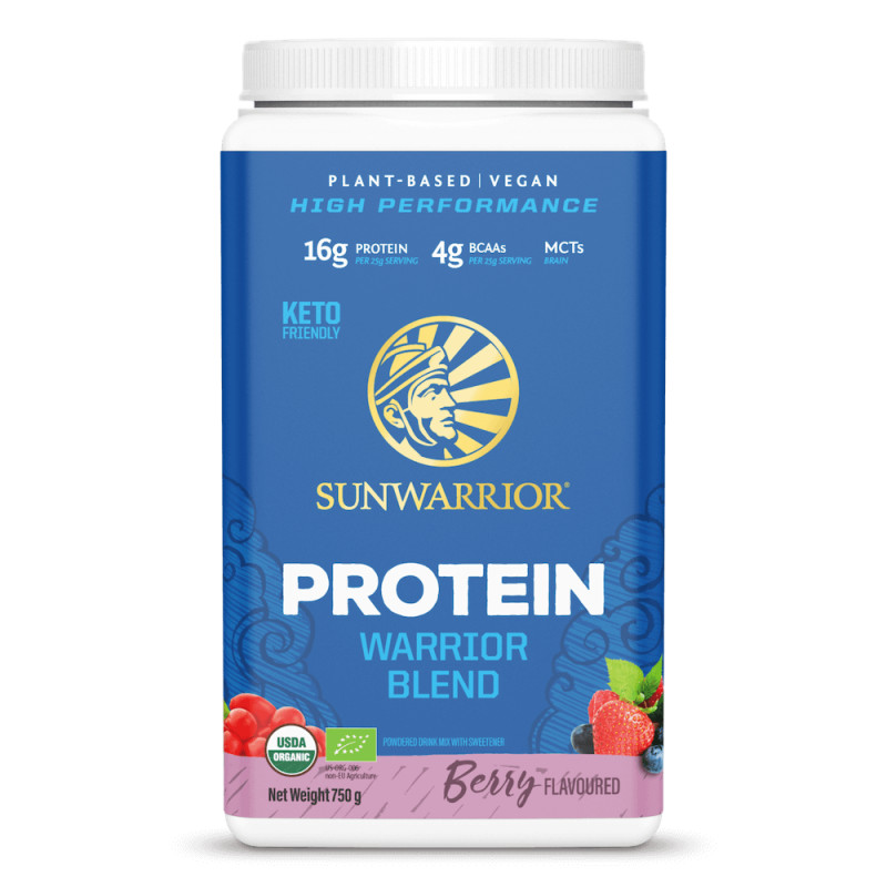 Sunwarrior - Protein Blend Organic Berry Pulver 750 g