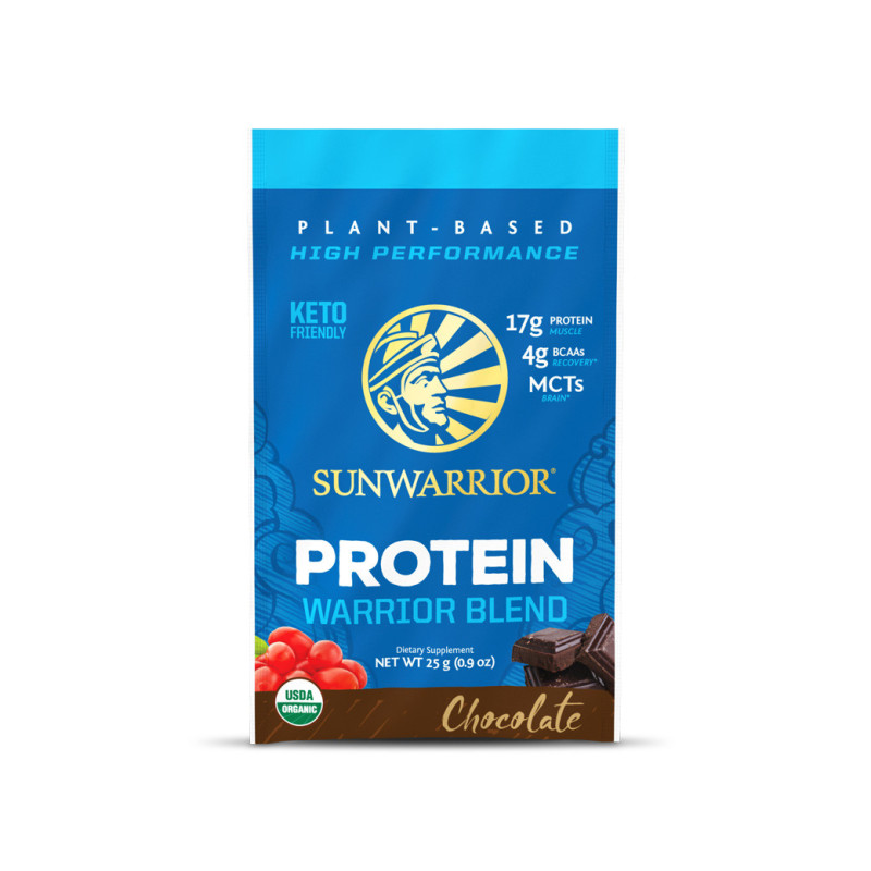 Sunwarrior - Protein Blend Organic Chocolate Pulver, 1 dosis