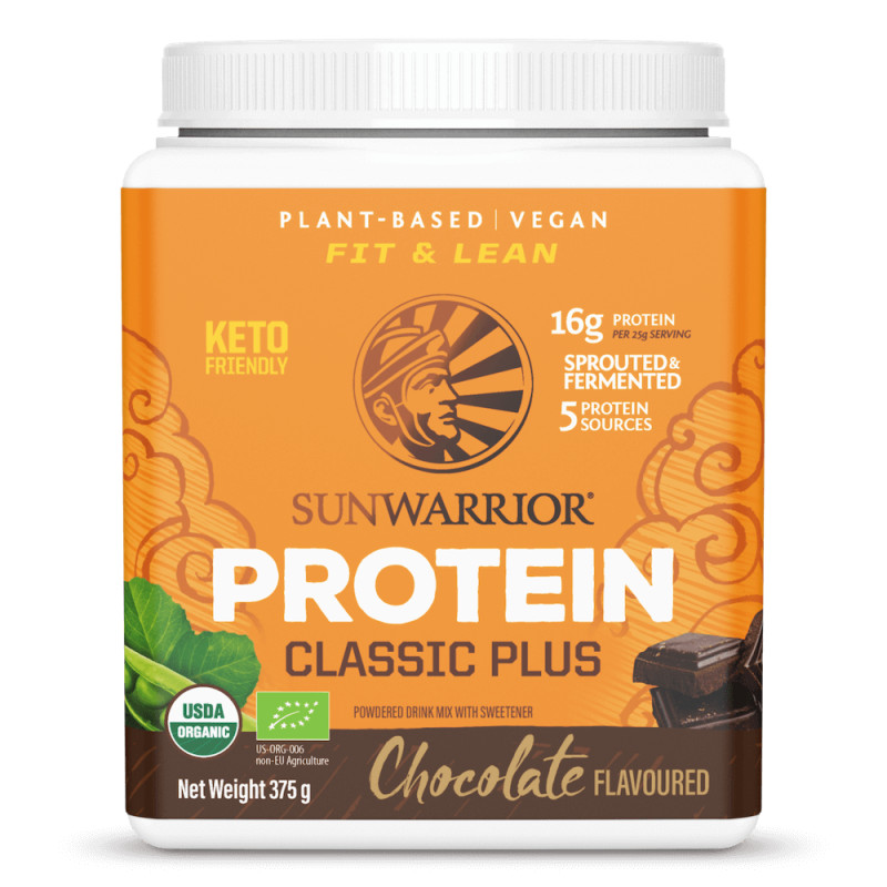 Sunwarrior - Protein Plus Organic Chocolate Pulver 375 g