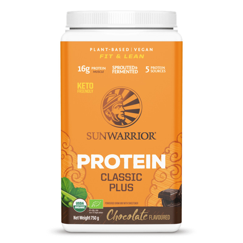 Sunwarrior - Protein Plus Organic Chocolate Pulver 750 g